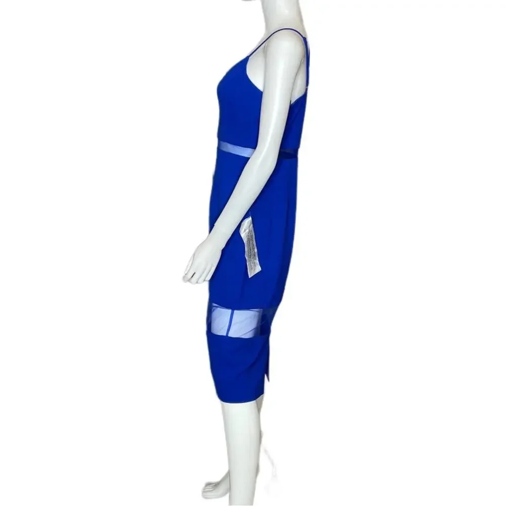 Dress the Population Micaela Dress Electric Blue Women’s Sz M - Picture 4 of 10
